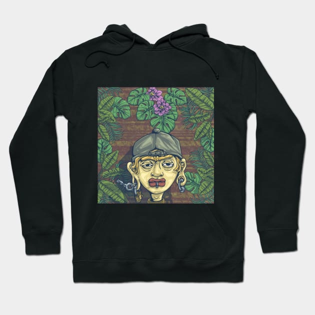 cartoon tshirt design with my style Hoodie by BeatrixClover